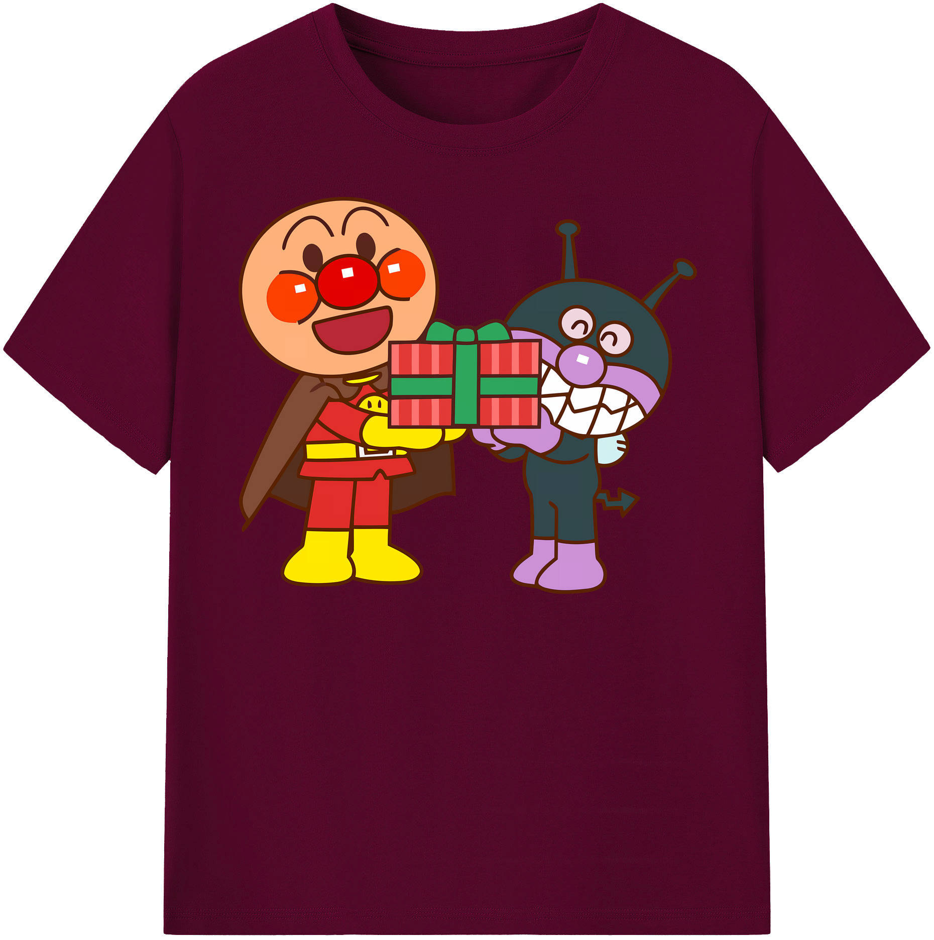 （画像用） アンパンマン Anpanman レディースカジュアルプリントTシャツ（綿100％）